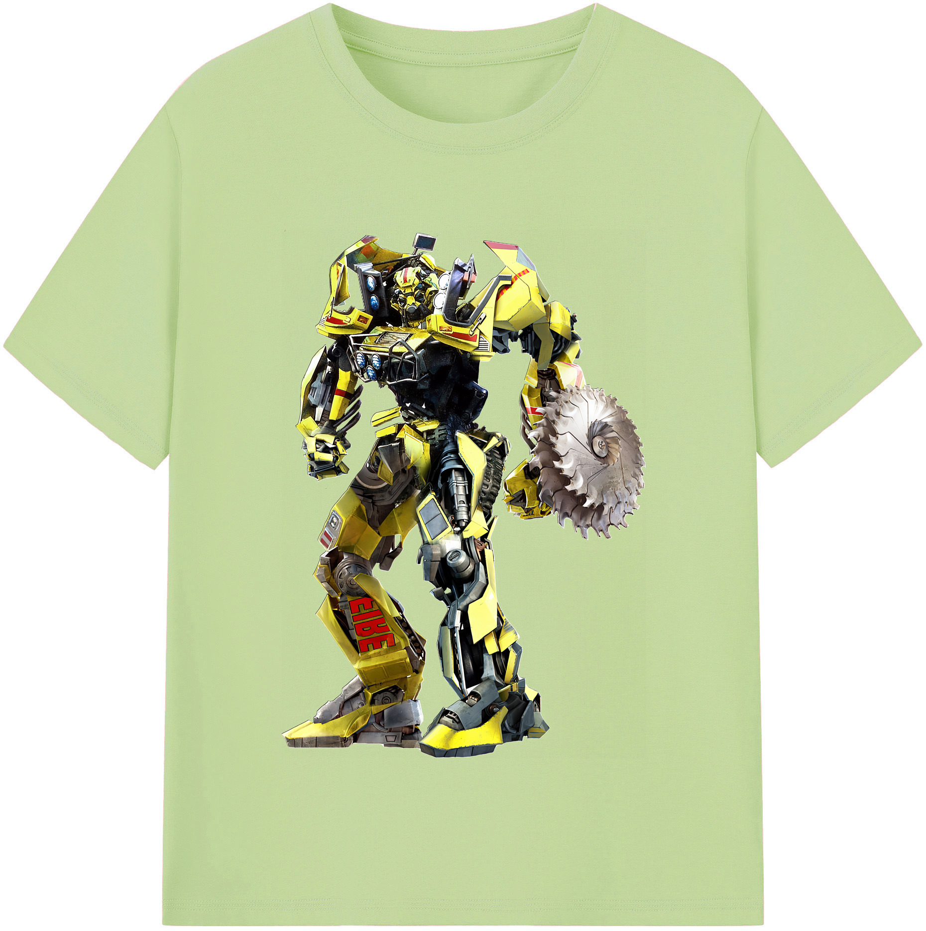 （画像用） Transformers トランスフォーマー 綿100％半袖Tシャツ（フロントプリント）